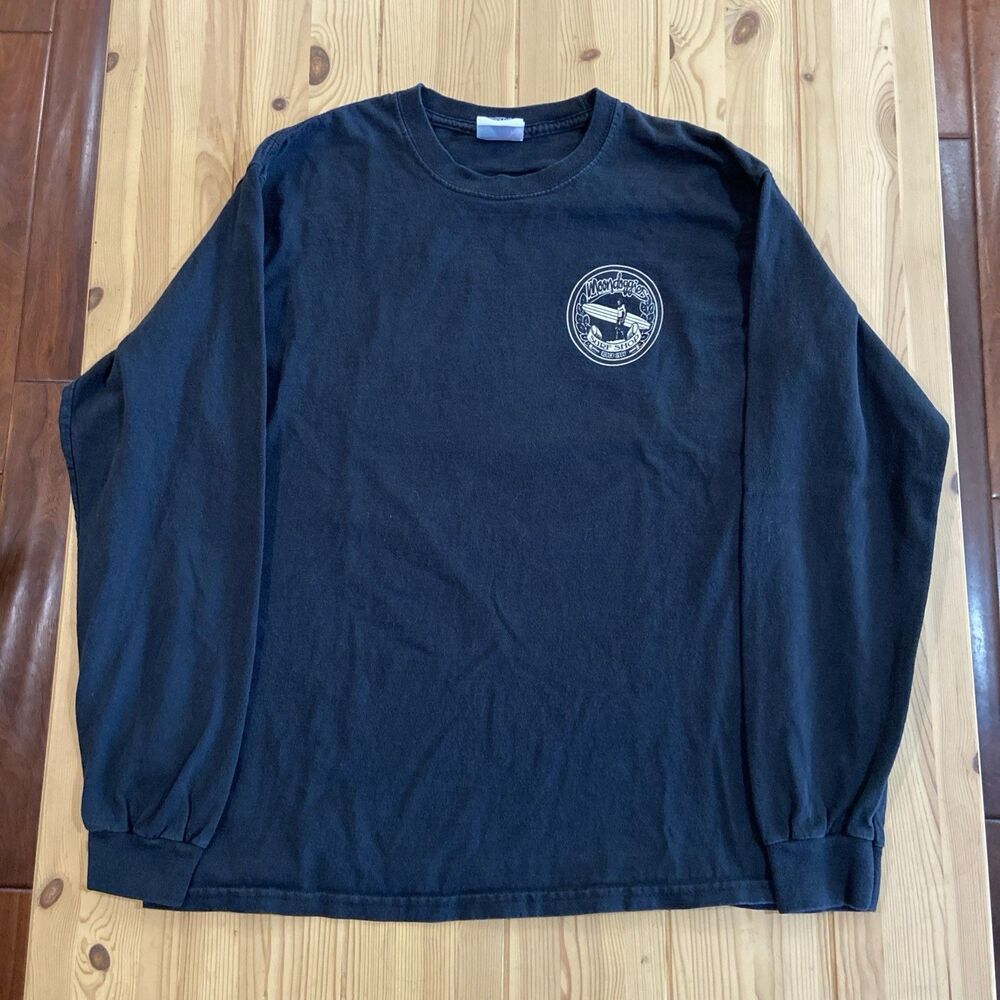 Moondoggies OG Beach Club Mens T Shirt Beach Surfing Y2k Vntg Grunge Distressed